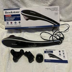 Brookstone Therapeutic Deep Tissue Percussion Handheld Massager